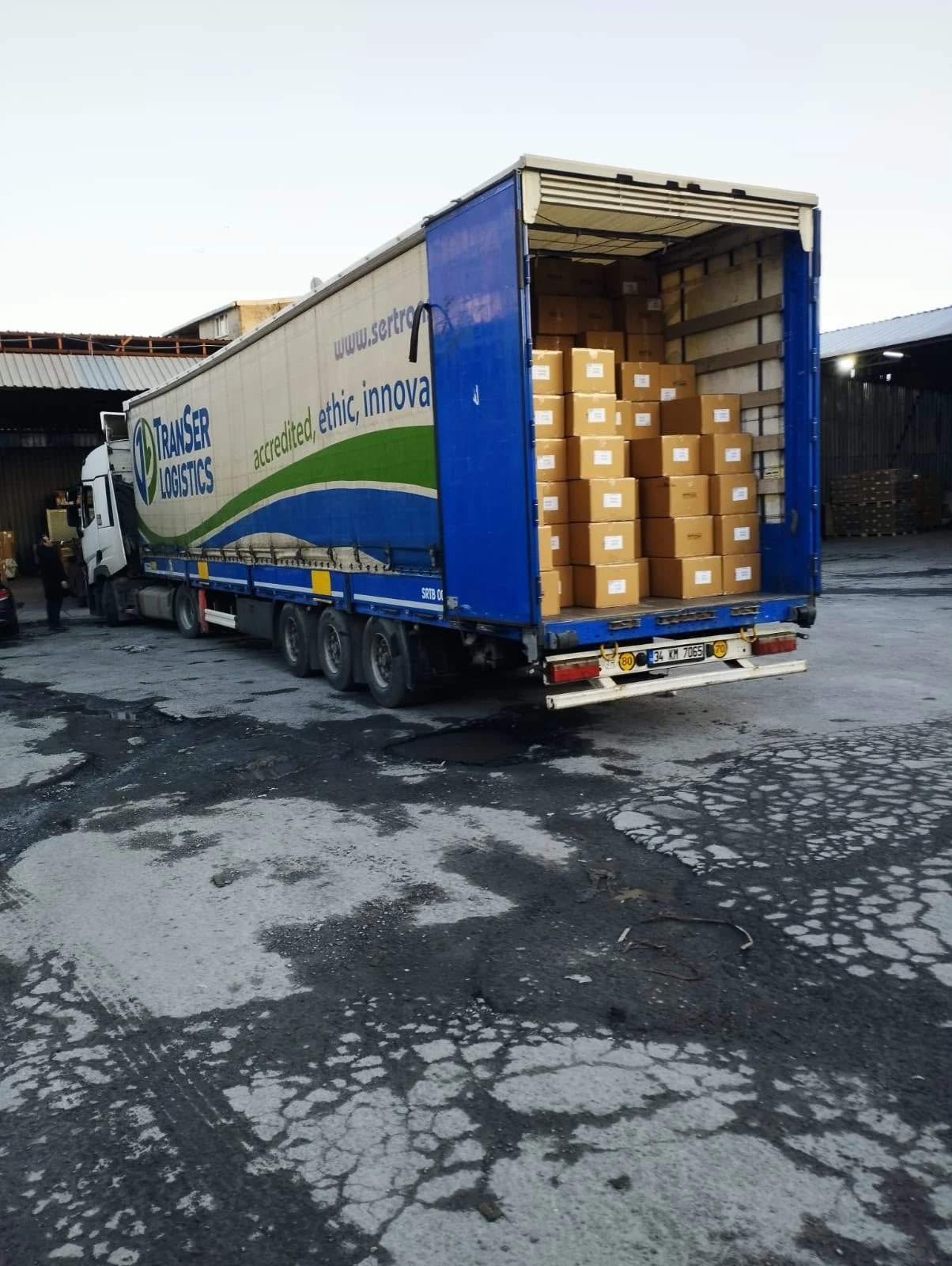 Vue du processus logistique